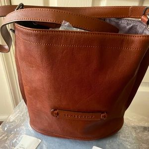 Longchamp 3D Leather Bucket Bag